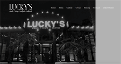 Desktop Screenshot of luckys-steakhouse.com