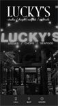 Mobile Screenshot of luckys-steakhouse.com